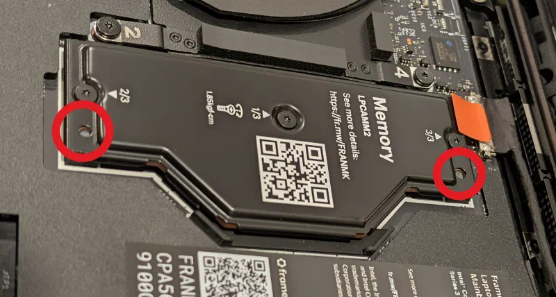 Pegs through the cover
