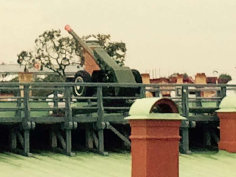 Artillery at the fortress of St. Petersburg