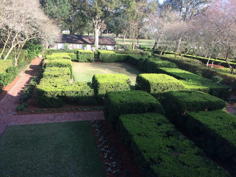 Garden at Oak Alley