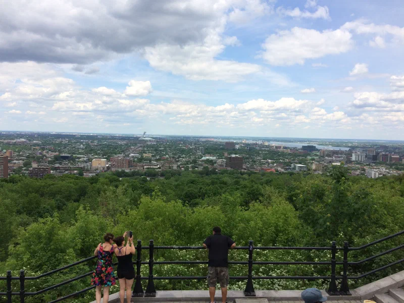 View of Montreal from Mt. Royal