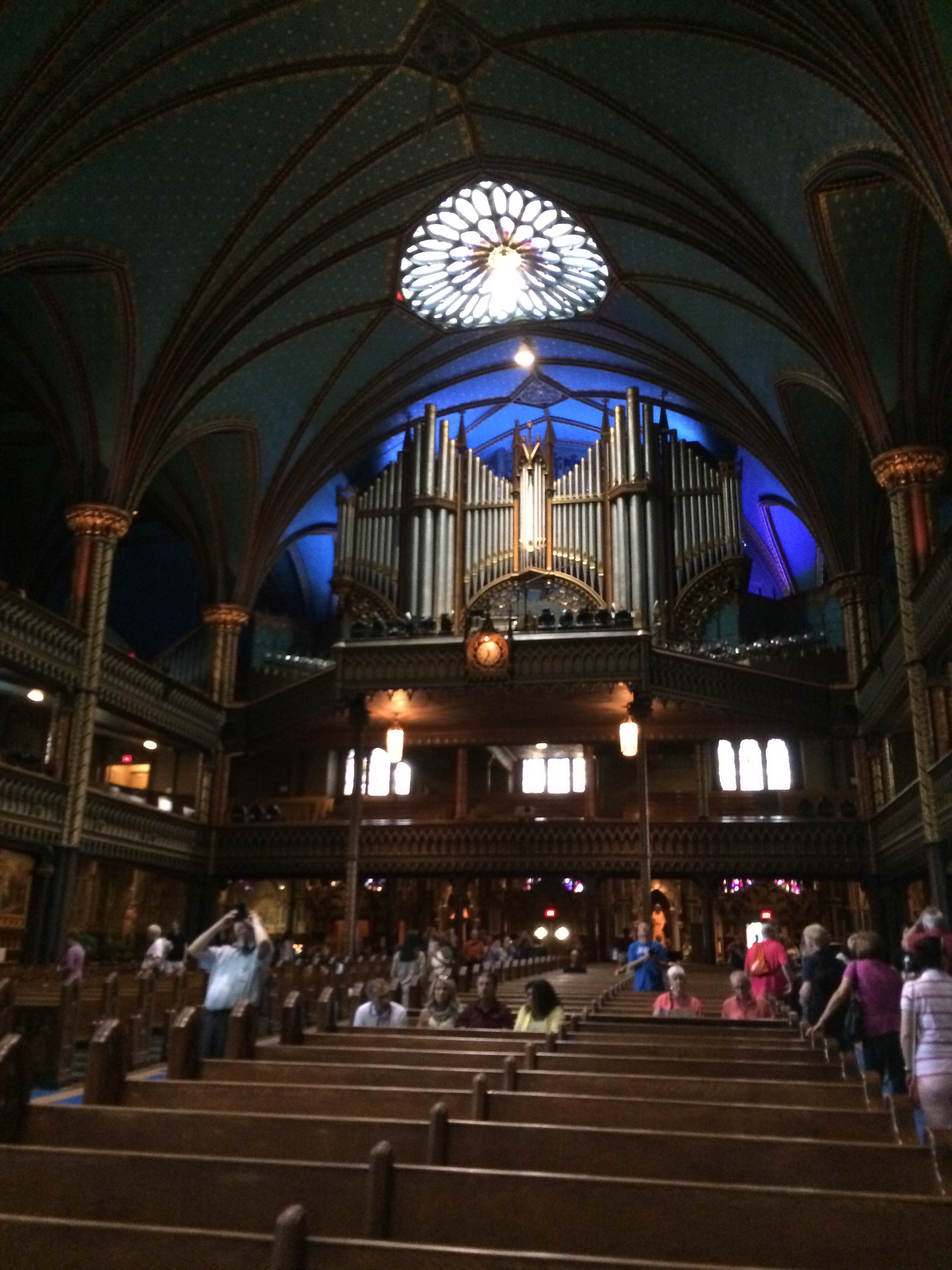 Notre Dame pipe organ