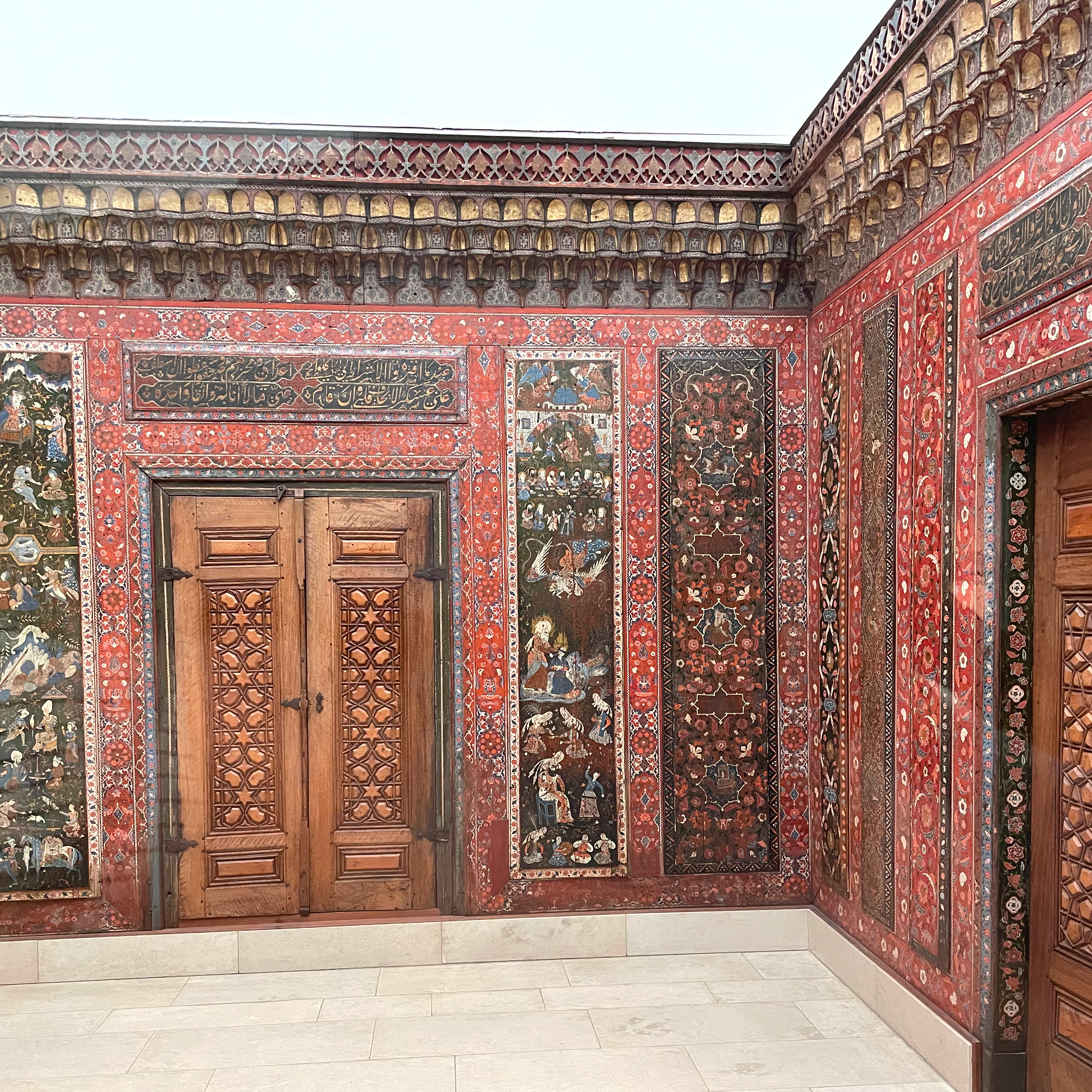 The intricate details on the wood panels were beautiful, and demonstrated the wealth of the merchant who commissioned their creation.