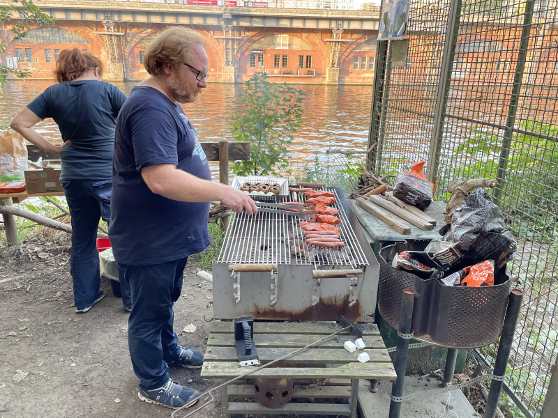 We ate outside overlooking a beautiful view of the Spree.