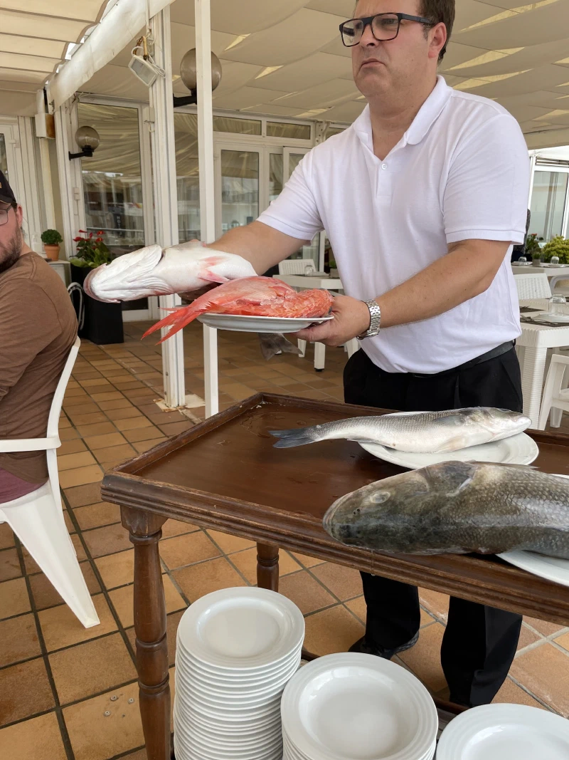 The fish was very fresh, caught that morning I assume.