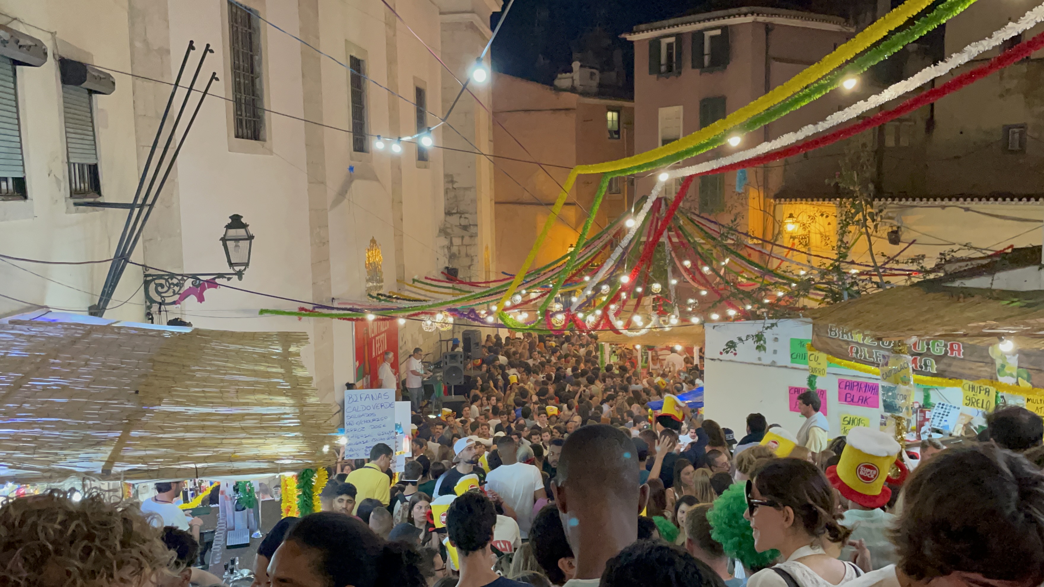 Nearly every street in Alfama was just as packed and festive.