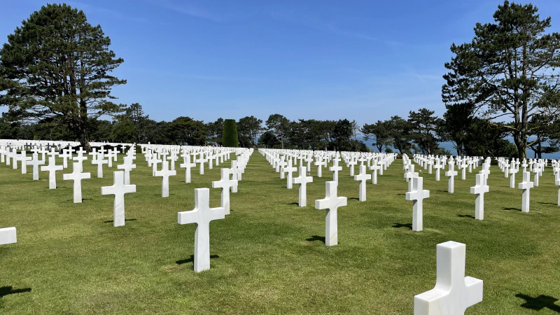 In my mind, the cemetery represents the many who died so that the West might live on.