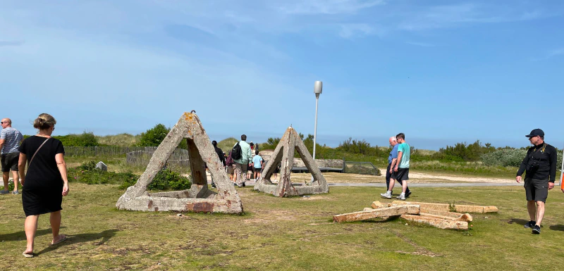 Defensive works at Juno beach