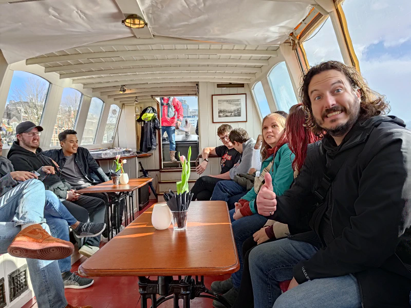 The team on our boat tour