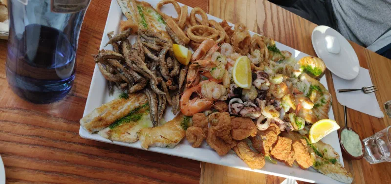 We couldn&rsquo;t really read the menu, so we just ordered the thing that looked like it said platter for four. We were not disappointed.