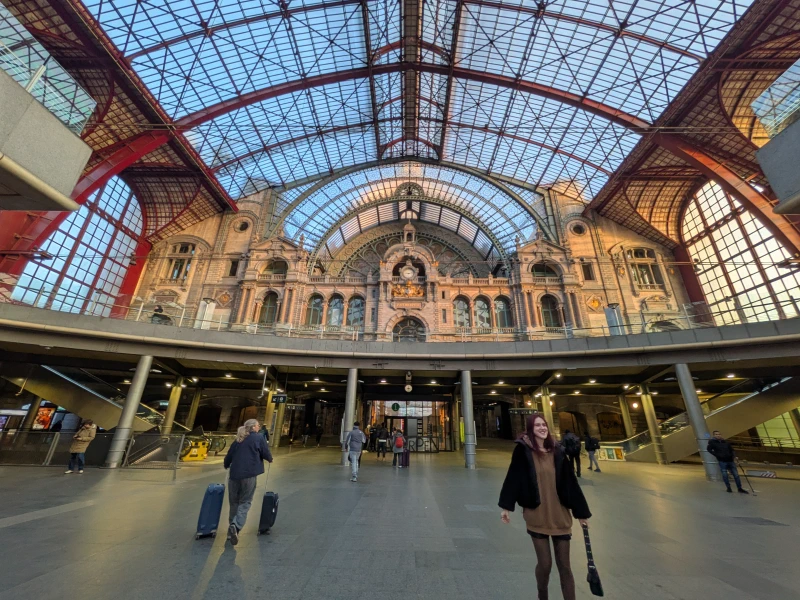 The Antwerpen-Centraal station